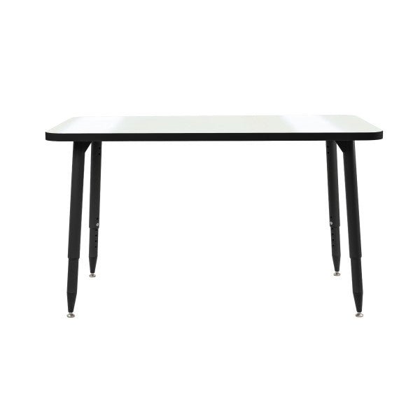 FDP Adapte 30" x 48" Rectangle Dry - Erase Activity Table with Adjustable Tapered Legs (15648 - XXXX) - SchoolOutlet