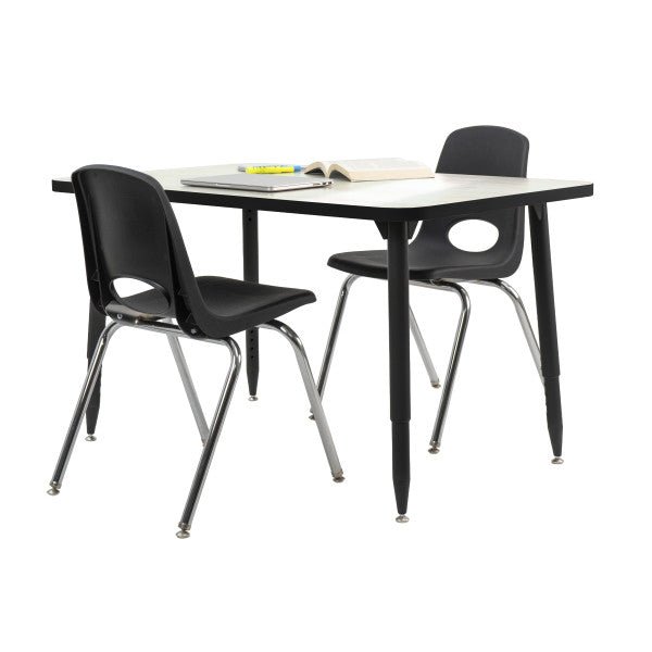 FDP Adapte 30" x 48" Rectangle Dry - Erase Activity Table with Adjustable Tapered Legs (15648 - XXXX) - SchoolOutlet