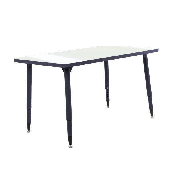 FDP Adapte 30" x 48" Rectangle Dry - Erase Activity Table with Adjustable Tapered Legs (15648 - XXXX) - SchoolOutlet