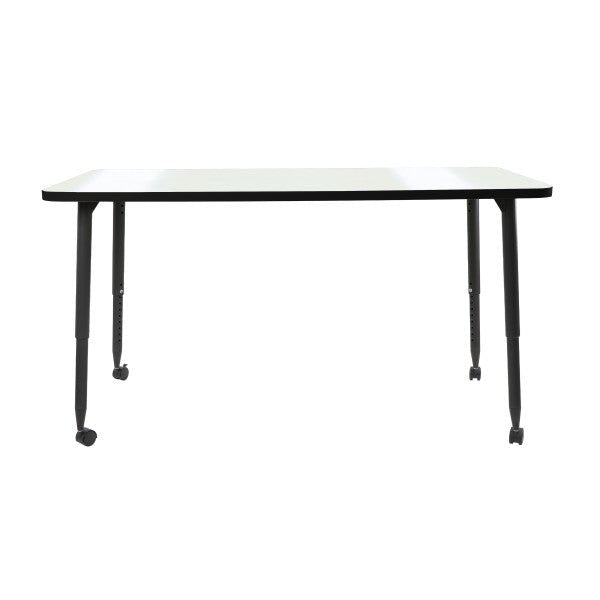 FDP Adapte 30" x 60" Rectangle Dry - Erase Activity Table with Adjustable Tapered Legs (15649 - XXXX) - SchoolOutlet