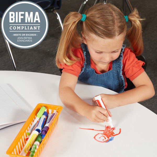 FDP Adapte 30" x 60" Rectangle Dry - Erase Activity Table with Adjustable Tapered Legs (15649 - XXXX) - SchoolOutlet