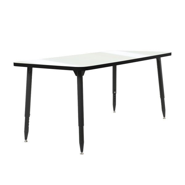 FDP Adapte 30" x 60" Rectangle Dry - Erase Activity Table with Adjustable Tapered Legs (15649 - XXXX) - SchoolOutlet
