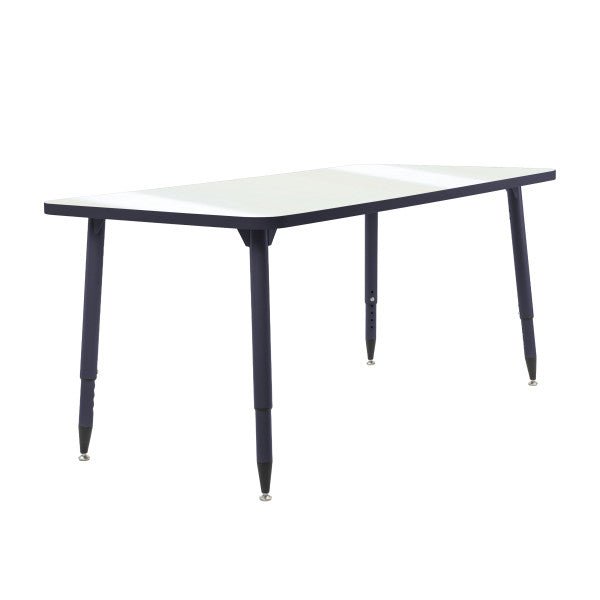 FDP Adapte 30" x 60" Rectangle Dry - Erase Activity Table with Adjustable Tapered Legs (15649 - XXXX) - SchoolOutlet