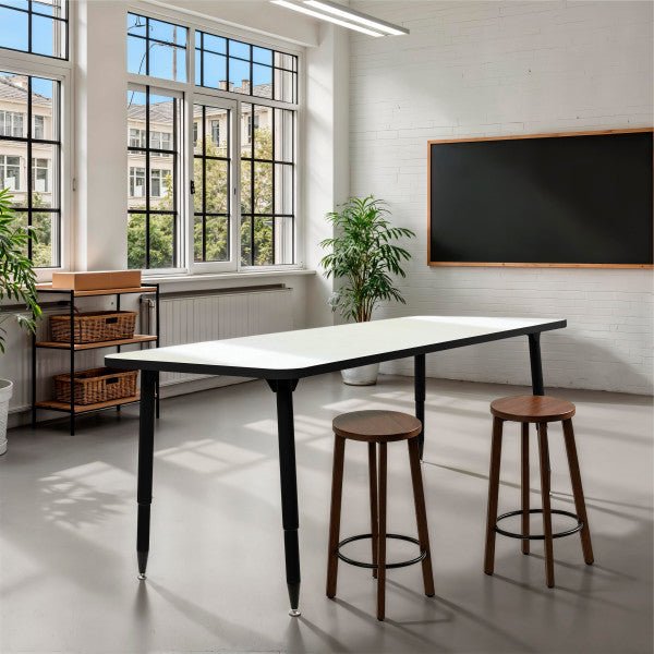 FDP Adapte 30" x 72" Rectangle Dry - Erase Thermofused Activity Table with Adjustable Tapered Legs (15650 - XXXX) - SchoolOutlet