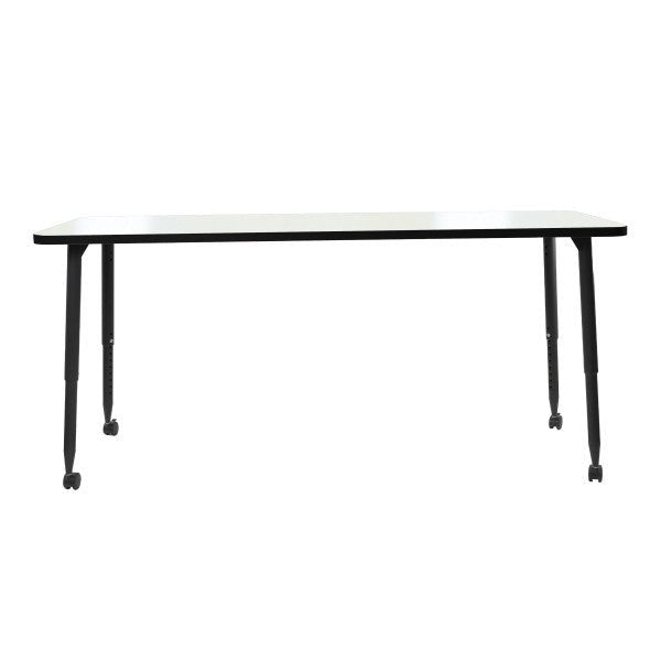 FDP Adapte 30" x 72" Rectangle Dry - Erase Thermofused Activity Table with Adjustable Tapered Legs (15650 - XXXX) - SchoolOutlet