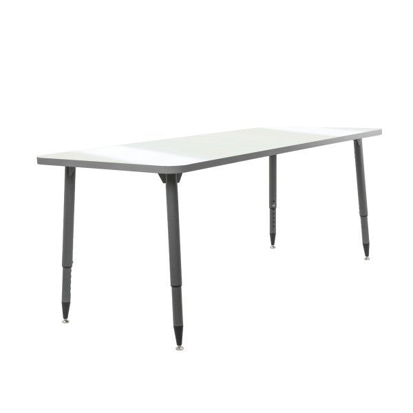 FDP Adapte 30" x 72" Rectangle Dry - Erase Thermofused Activity Table with Adjustable Tapered Legs (15650 - XXXX) - SchoolOutlet