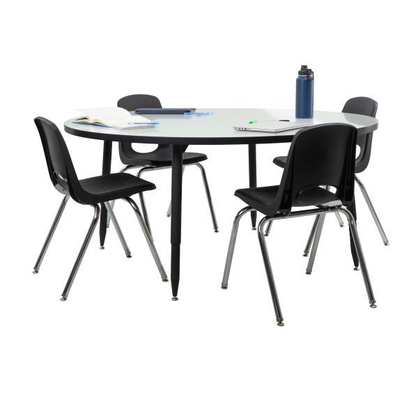 FDP Adapte 60" Round Dry - Erase Activity Table with Adjustable Tapered Legs (15652 - XXXX) - SchoolOutlet