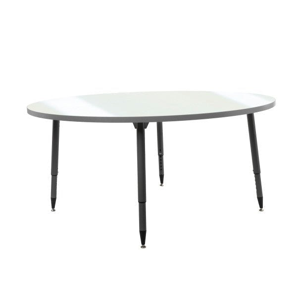 FDP Adapte 60" Round Dry - Erase Activity Table with Adjustable Tapered Legs (15652 - XXXX) - SchoolOutlet