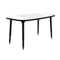 FDP Adapte 31" x 50" Rounded Rectangle Dry-Erase Activity Table with Adjustable Tapered Legs (15653-XXXX)