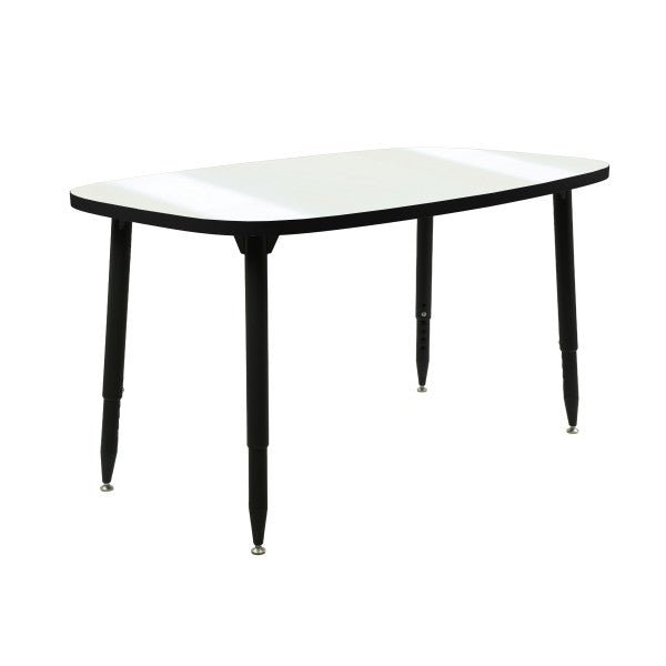 FDP Adapte 31" x 50" Rounded Rectangle Dry - Erase Activity Table with Adjustable Tapered Legs (15653 - XXXX) - SchoolOutlet