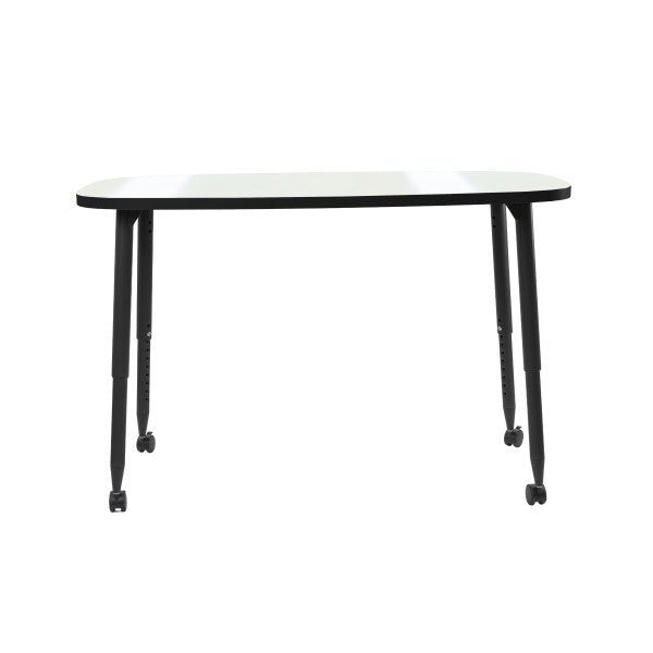 FDP Adapte 31" x 50" Rounded Rectangle Dry - Erase Activity Table with Adjustable Tapered Legs (15653 - XXXX) - SchoolOutlet