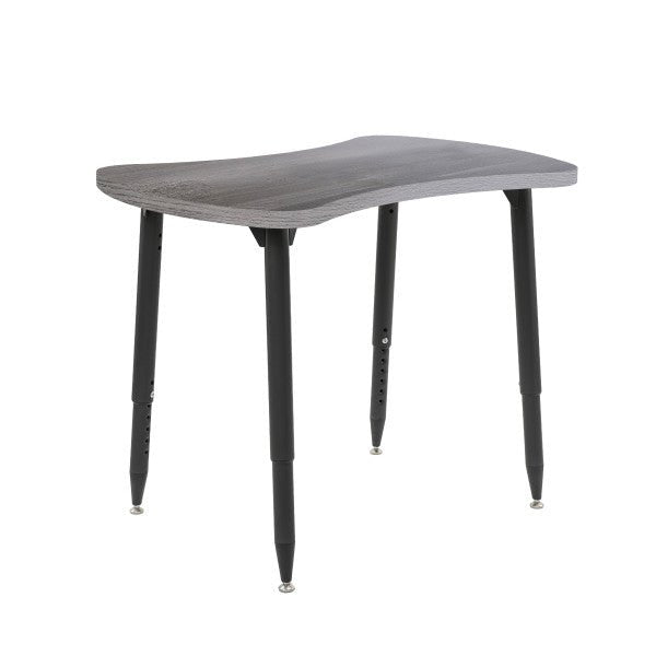 FDP Adapte 25" x 37" Bowtie Woodgrain Activity Table with Adjustable Tapered Legs 22" - 34" (FDP - 15654 - XXX) - SchoolOutlet