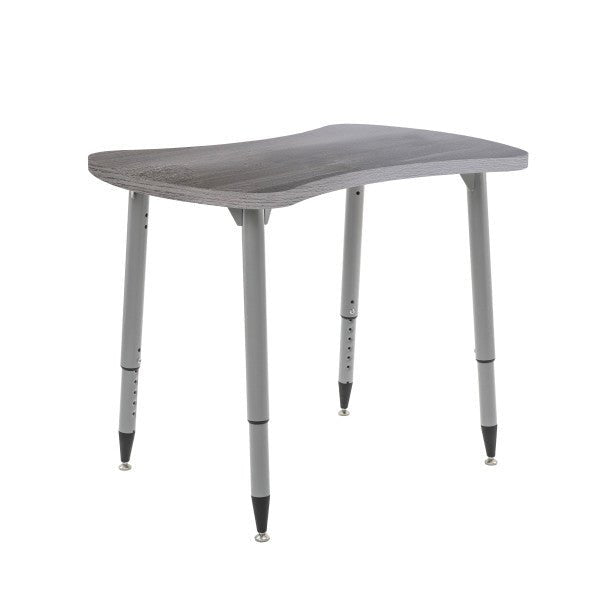 FDP Adapte 25" x 37" Bowtie Woodgrain Activity Table with Adjustable Tapered Legs 22" - 34" (FDP - 15654 - XXX) - SchoolOutlet