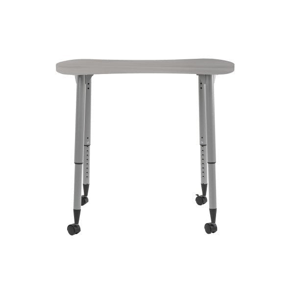 FDP Adapte 25" x 37" Bowtie Woodgrain Activity Table with Adjustable Tapered Legs 22" - 34" (FDP - 15654 - XXX) - SchoolOutlet