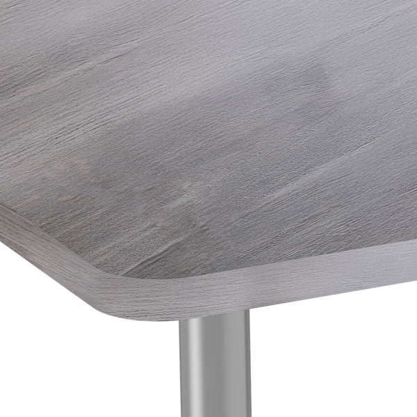 FDP Adapte 48" x 72" Kidney Woodgrain Activity Table with Adjustable Tapered Legs 22" - 34" (FDP - 15656 - XXX) - SchoolOutlet