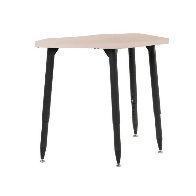 FDP Adapte 24" x 36" Petal Woodgrain Activity Table Desk with Adjustable Tapered Legs 22" - 34" (FDP - 15659 - XXX) - SchoolOutlet