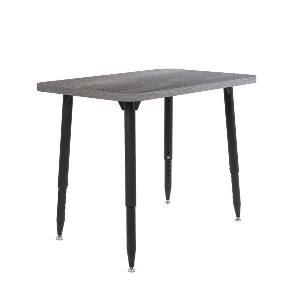 FDP Adapte 24" x 36" Petal Woodgrain Activity Table with Adjustable Tapered Legs 22" - 34" (FDP - 15659 - XXX) - SchoolOutlet