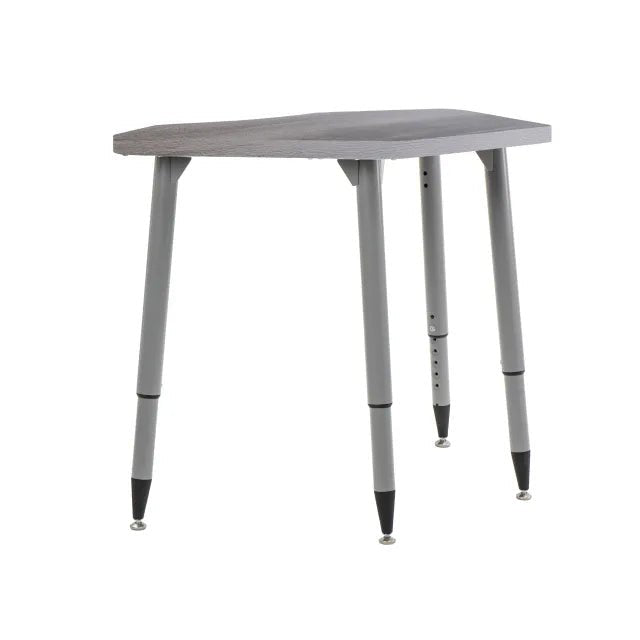 FDP Adapte 24" x 36" Petal Woodgrain Activity Table Desk with Adjustable Tapered Legs 22" - 34" (FDP - 15659 - XXX) - SchoolOutlet