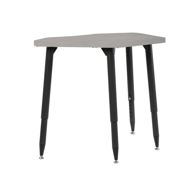 FDP Adapte 24" x 36" Petal Woodgrain Activity Table Desk with Adjustable Tapered Legs 22" - 34" (FDP - 15659 - XXX) - SchoolOutlet