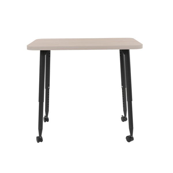 FDP Adapte 24" x 36" Rectangle Woodgrain Activity Table with Adjustable Tapered Legs 22" - 34" (FDP - 15661 - XXX) - SchoolOutlet