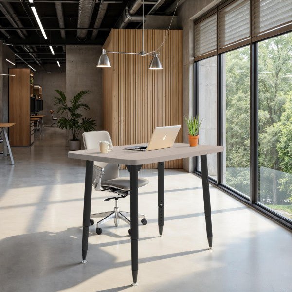 FDP Adapte 24" x 36" Rectangle Woodgrain Activity Table with Adjustable Tapered Legs 22" - 34" (FDP - 15661 - XXX) - SchoolOutlet