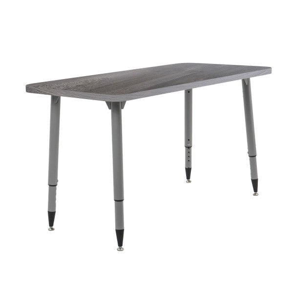 FDP Adapte 24" x 48" Rectangle Woodgrain Activity Table with Adjustable Tapered Legs 22" - 34" (FDP - 15661 - XXX) - SchoolOutlet