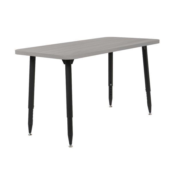 FDP Adapte 24" x 48" Rectangle Woodgrain Activity Table with Adjustable Tapered Legs 22" - 34" (FDP - 15661 - XXX) - SchoolOutlet