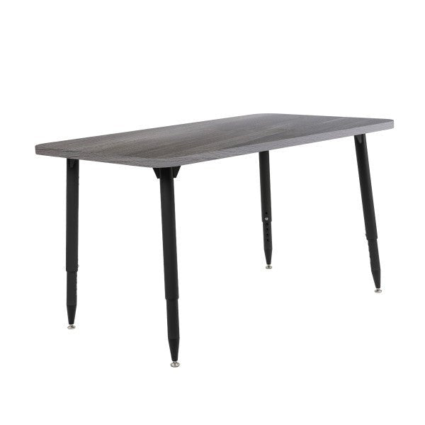 FDP Adapte 30" x 48" Rectangle Woodgrain Activity Table with Adjustable Tapered Legs 22" - 34" (FDP - 15662 - XXX) - SchoolOutlet