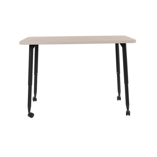 FDP Adapte 30" x 48" Rectangle Woodgrain Activity Table with Adjustable Tapered Legs 22" - 34" (FDP - 15662 - XXX) - SchoolOutlet
