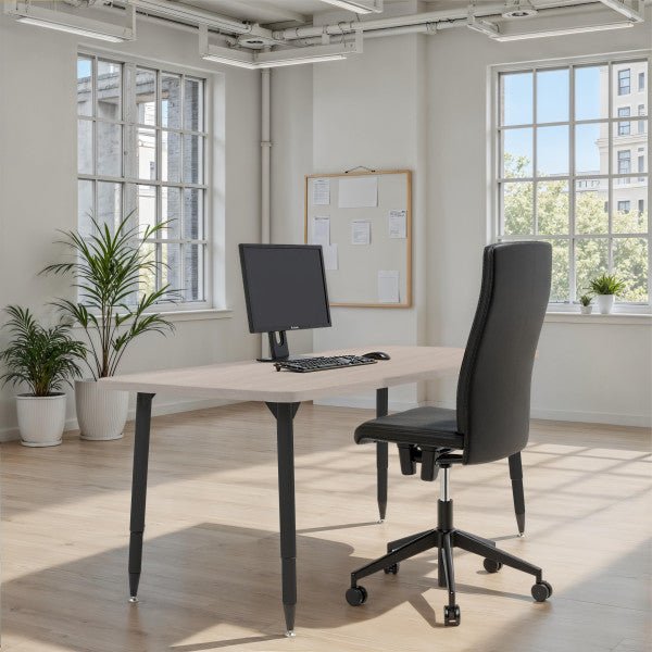 FDP Adapte 30" x 60" Rectangle Woodgrain Activity Table with Adjustable Tapered Legs 22" - 34" (FDP - 15663 - XXX) - SchoolOutlet