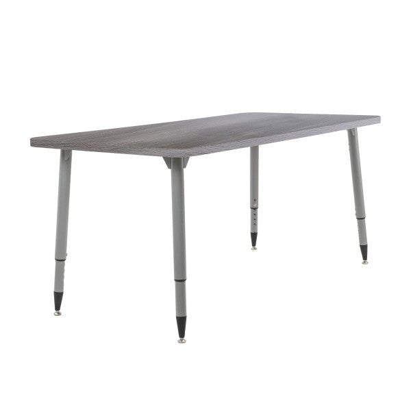FDP Adapte 30" x 60" Rectangle Woodgrain Activity Table with Adjustable Tapered Legs 22" - 34" (FDP - 15663 - XXX) - SchoolOutlet