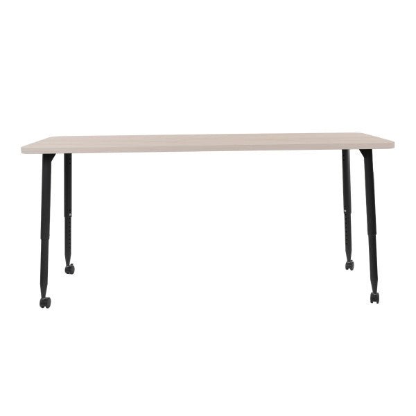 FDP Adapte 31" x 50" Rectangle Woodgrain Activity Table with Adjustable Tapered Legs 22" - 34" (FDP - 15664 - XXX) - SchoolOutlet