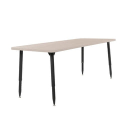 FDP Adapte 31" x 50" Rectangle Woodgrain Activity Table with Adjustable Tapered Legs 22"-34" (FDP-15664-XXX)