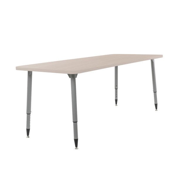 FDP Adapte 31" x 50" Rectangle Woodgrain Activity Table with Adjustable Tapered Legs 22" - 34" (FDP - 15664 - XXX) - SchoolOutlet