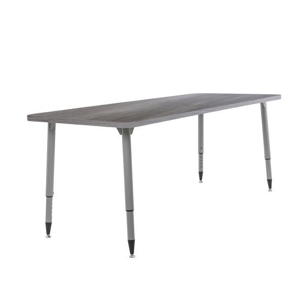 FDP Adapte 31" x 50" Rectangle Woodgrain Activity Table with Adjustable Tapered Legs 22" - 34" (FDP - 15664 - XXX) - SchoolOutlet