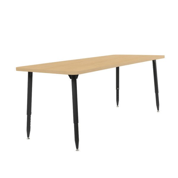 FDP Adapte 31" x 50" Rectangle Woodgrain Activity Table with Adjustable Tapered Legs 22" - 34" (FDP - 15664 - XXX) - SchoolOutlet