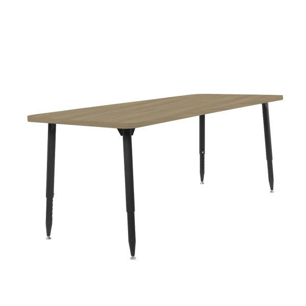 FDP Adapte 31" x 50" Rectangle Woodgrain Activity Table with Adjustable Tapered Legs 22" - 34" (FDP - 15664 - XXX) - SchoolOutlet