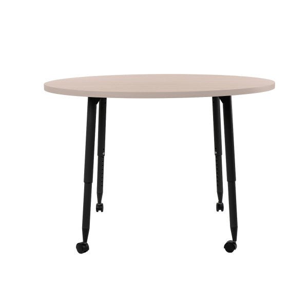 FDP Adapte 48" Round Woodgrain Activity Table with Adjustable Tapered Legs 22" - 34" (FDP - 15665 - XXX) - SchoolOutlet