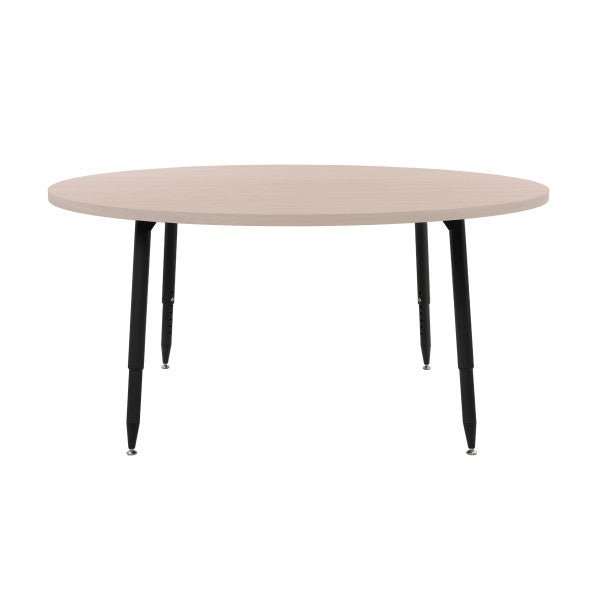 FDP Adapte 60" Round Woodgrain Activity Table with Adjustable Tapered Legs 22" - 34" (FDP - 15666 - XXX) - SchoolOutlet