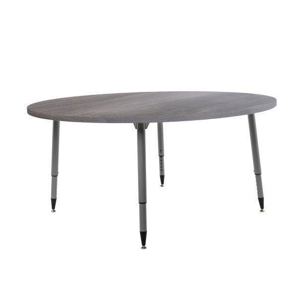 FDP Adapte 60" Round Woodgrain Activity Table with Adjustable Tapered Legs 22" - 34" (FDP - 15666 - XXX) - SchoolOutlet