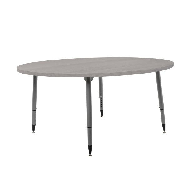 FDP Adapte 60" Round Woodgrain Activity Table with Adjustable Tapered Legs 22" - 34" (FDP - 15666 - XXX) - SchoolOutlet