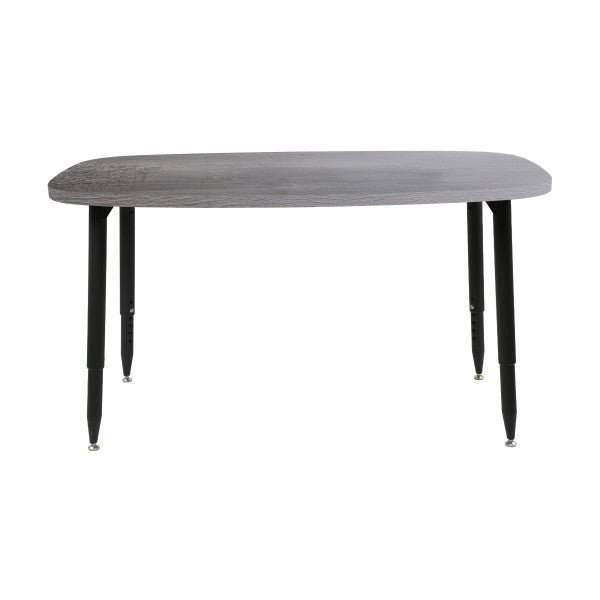 FDP Adapte 31" x 50" Rounded Rectangle Woodgrain Activity Table with Adjustable Tapered Legs 22" - 34" (FDP - 15667 - XXX) - SchoolOutlet
