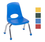 FDP Stackable School Chair, Chrome Legs, Ball Glide - 10