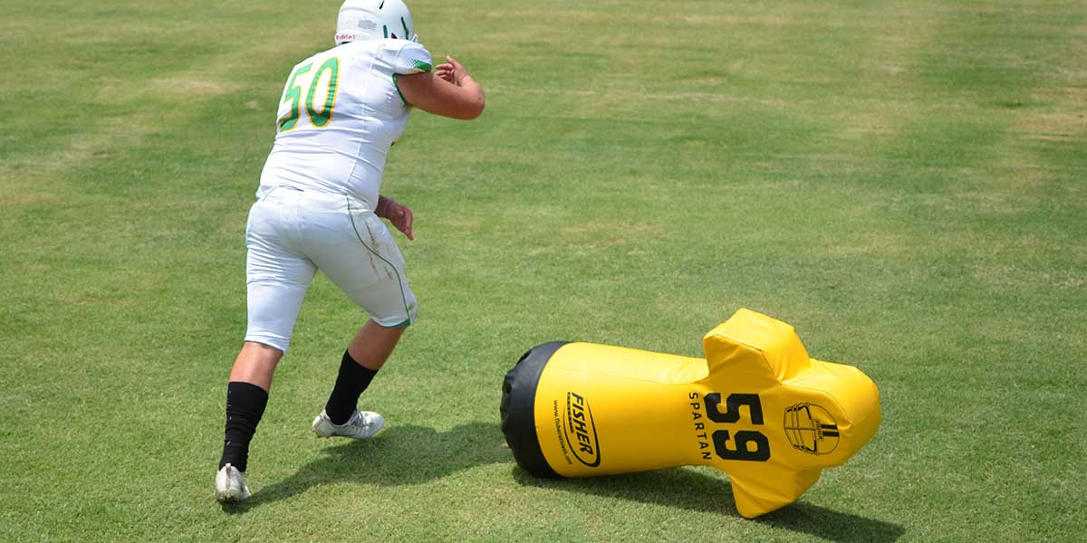 Fisher Athletic Spartan Pop Up Dummy 59" Training Dummy with Heavy Base (FIS - 10159) - SchoolOutlet