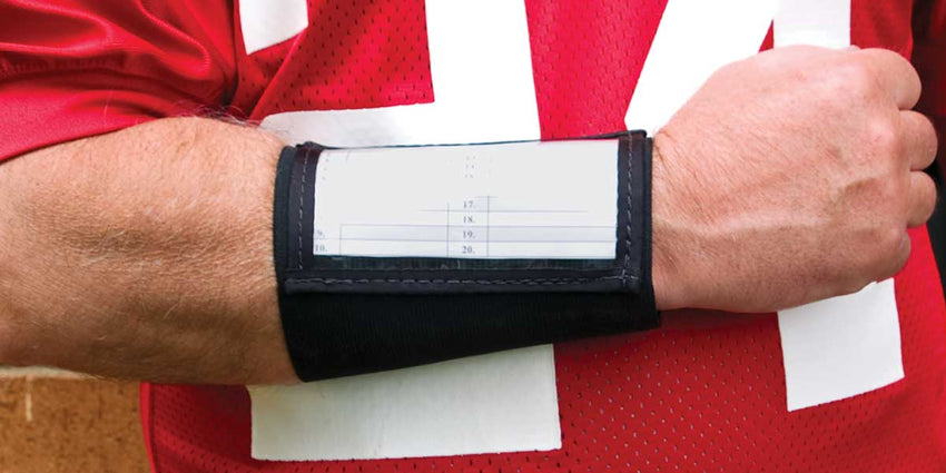 Fisher Double Wristband with Clear Vinyl Face Playbook Holder (adult) (FIS - 1050XX) - SchoolOutlet