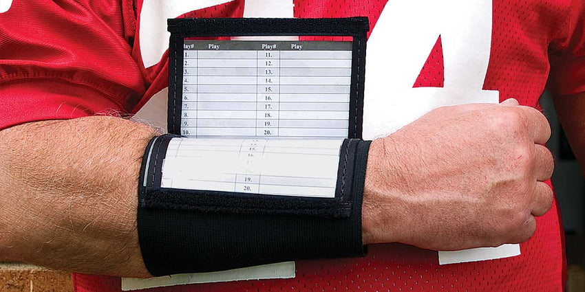 Fisher Double Wristband with Clear Vinyl Face Playbook Holder (adult) (FIS - 1050XX) - SchoolOutlet