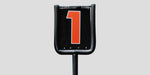Fisher Athletic Economy Flip Indicator Football Down Marker 7' Height with Padded Pole (FIS - 2002) - SchoolOutlet