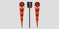 Fisher Athletic Football Down Marker Package with Economy Flip Indicator and Chain Set (FIS-2011PK)