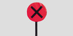 Fisher Athletic X Indicator Football Down Marker 7' Height with 3