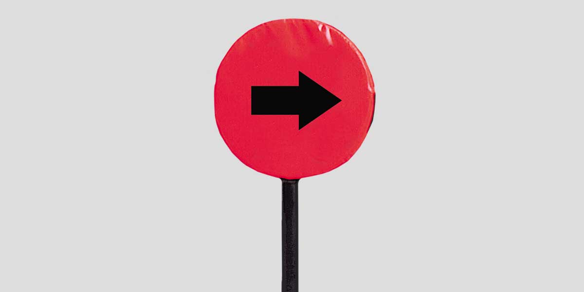 Fisher Athletic Arrow Indicator Football Down Marker 7' Height with 3" Pad (FIS - 3010A) - SchoolOutlet
